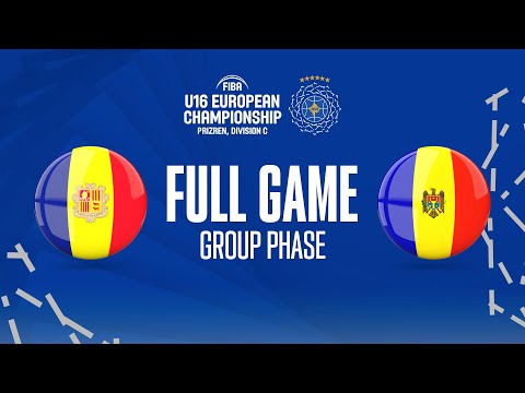 Andorra v Moldova | Full Basketball Game | FIBA U16 European Championship 2022 | Division C