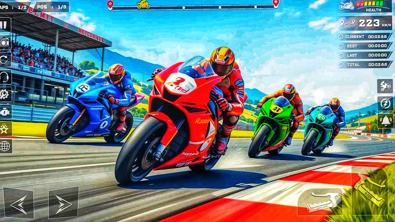 Trail Racing Game Xtreme Trails Bike Racing Gameplay | Super Bike Stunts & Racing ...