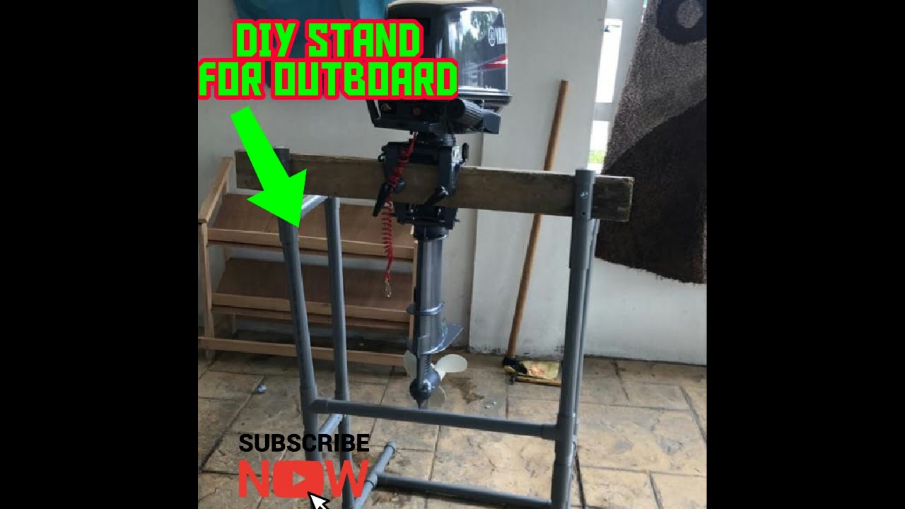 Unbox Yamaha Outboard 4HP dan Bina DIY Stand #AHMY9