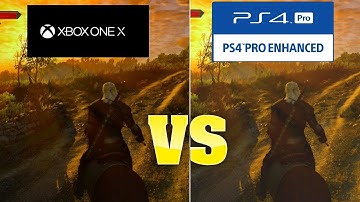 The Witcher 3 Graphics Comparison: Xbox One X Vs PS4 Pro