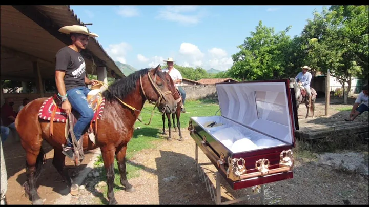 Miren nomas como c despide su Caballo, con mucha t...