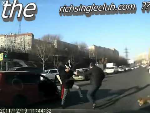 two Russian fighting on street .avi