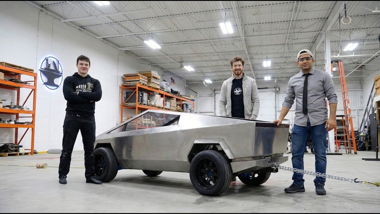 تصنيع سيارة سايبر تراك في 14يوم 🚀 | DIY Cybertruck