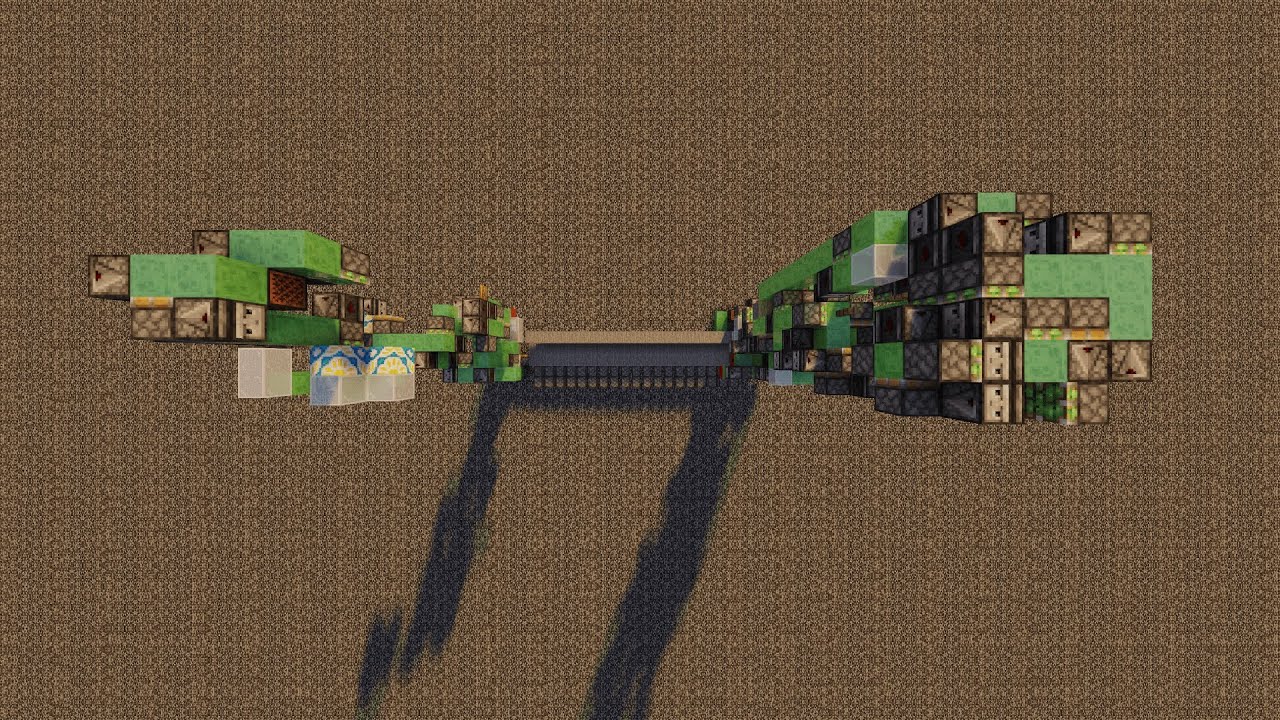 3 Way Headless Piston Line Builder of Headless Pistons Facing Into Other Headless Pistons