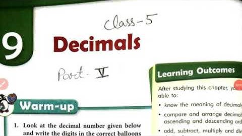 Class 5 Math | Chapter 9 Decimals Part 5 | mkd agrim academy