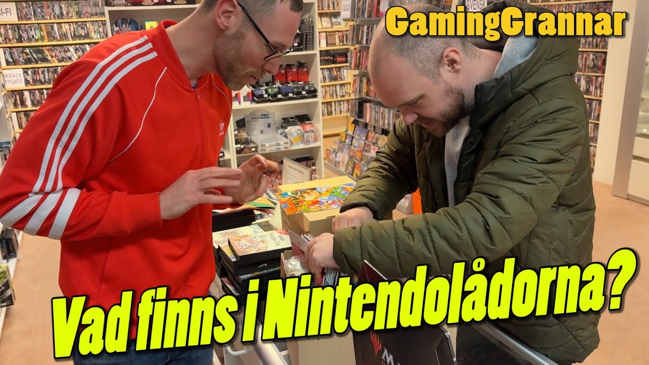 Vi besöker Place Falköping! Del 2  Vad finns i Nintendolådorna?