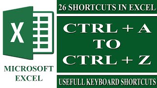 MS Excel - Shortcuts Ctrl+A to Ctrl+Z in Bangla | Excel Shortcut Keys screenshot 3