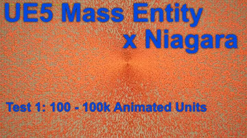 UE5: Mass Entity x Niagara Tests