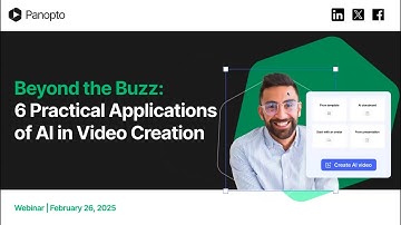 Webinar | Beyond the Buzz: 6 Practical Applications of AI in Video Creation
