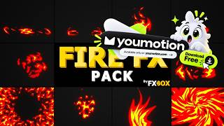 Dynamic Fire Elements (Ae, Pr, Dr, FCPX) Free Fire Overlay Pack