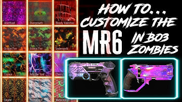 *NEW* Customize MR6 In BO3 Zombies (GLITCH) - HOW TO CUSTOMIZE (SOME) DLC WEAPONS - EASY SOLO GUIDE