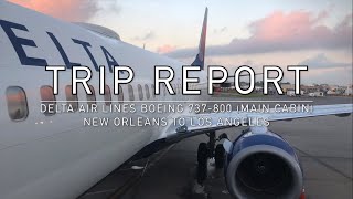 Trip Report | Delta Air Lines Boeing 737-800 (Main Cabin) New Orleans to Los Angeles