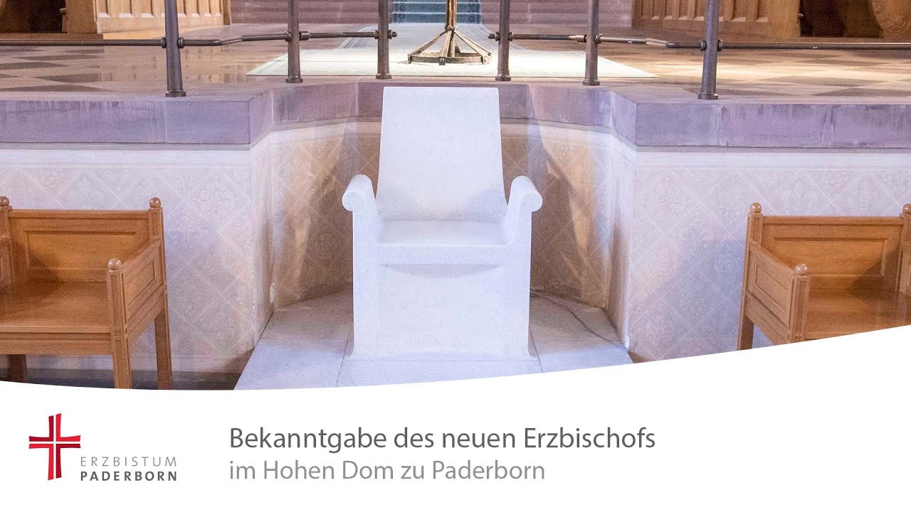 Bekanntgabe des neuen Erzbischofs von Paderborn im Livestream