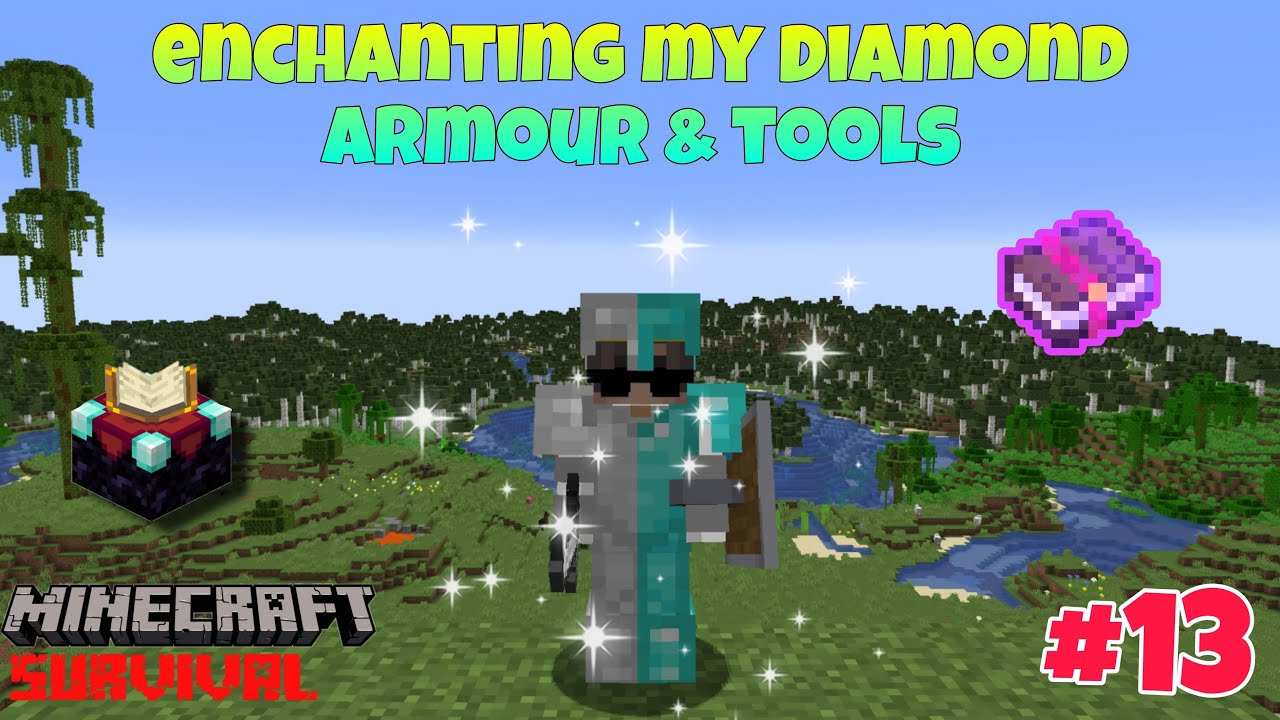 ENCHANTING MY DIAMOND ARMOUR AND TOOLS IN MINECRAFT | MINECRAFT TAMIL ...