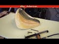 How to Make a Custom Motorcycle seat - Leather String Braids