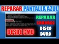 Reparar Pantalla Azul desde el Símbolo del Sistema(cmd) con CHKDSK | Reparar Errores de Disco Duro