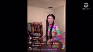 Malu Trevejo Doing funny Dances on instagram live😂😂😂