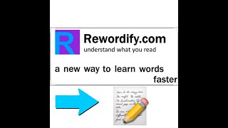 Rewordify to simplify difficult English!