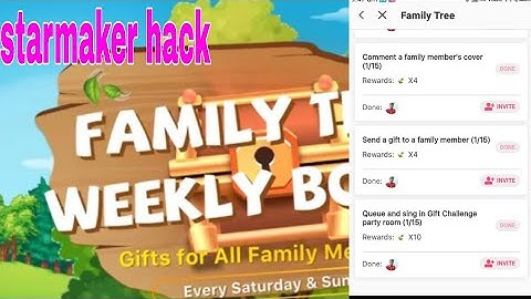 Family tree task how to complete starmaker  new method