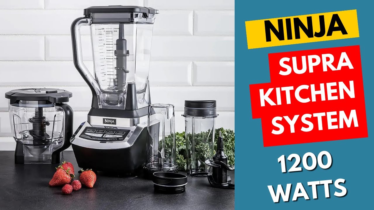 Ninja kitchen system unboxing, blender and food processor, 72 oz, 1200  watts