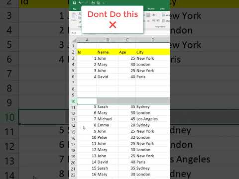 📊Excel Tips: Learn How to Insert Multiple Rows Quickly! 🚀