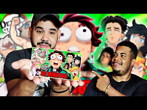 React DEMON SLAYER Season 4 em 30 MINUTOS 🤣