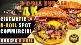 Promo Burger Cinematic B Roll - perfect burger tutorial - cheesburger #broll #cinematic #cheesburger