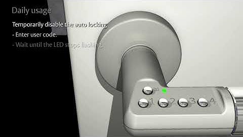 AA Code Handle Video 5 Auto Locking