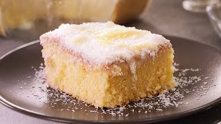 Very Fluffy, Tender and Juicy Coconut Cake