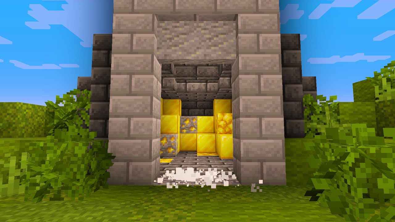 Simple Minecraft Command Block Door Tutorial (Java) - YouTube