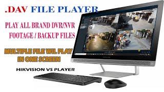 CCTV camera dav file player for all brand cctv within one screen play multiple dav files. VS Player screenshot 5