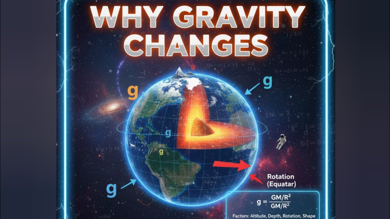 "Why Gravity Changes: Variation of g Explained Simply!" - YouTube