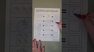 Strawberry Addition Worksheet