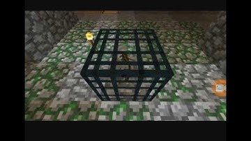 MCPE Builds:  VERY SIMPLE Dungeon mob farm for skeletons and zombies (4)