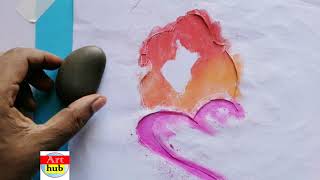 lOVE COUPLE drawing with soft pastels  #  drawing with soft pastels screenshot 2