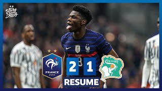 France 2-1 Côte Divoire - Le Résumé I Fff 2022