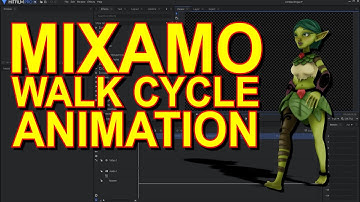 Mixamo Character Walk Cycle Animation in HitFilm!
