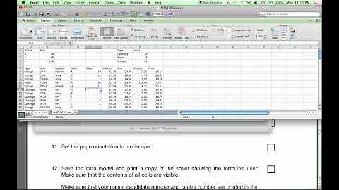 IGCSE ICT winter 2007 paper 3 questions 1-17
