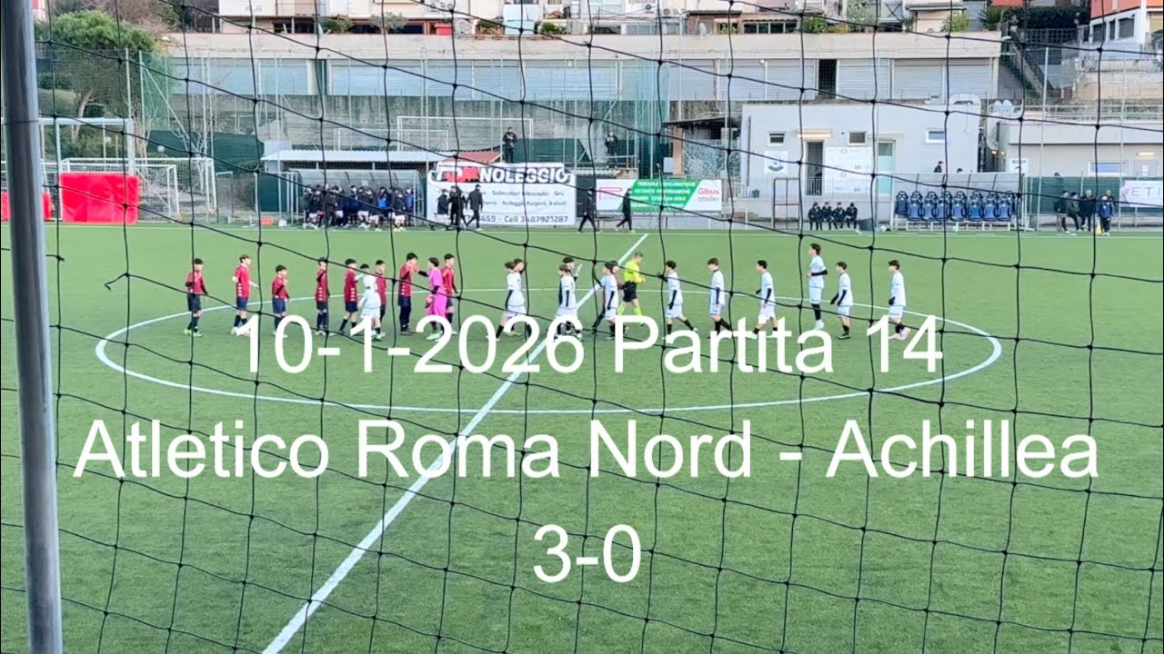 2026-01-10 Atletico Roma Nord - Achillea 3-0