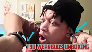 T90 Smart TWS WEARBUDS BRACELET Unboxing and REVIEW screenshot 1