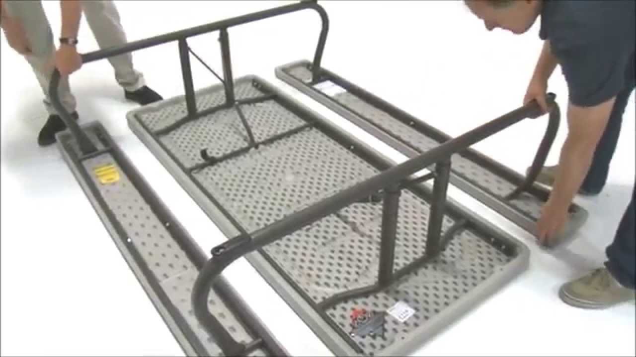 How to Assemble and Install a Lifetime Picnic Table - YouTube