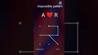 A❤️ R name love's ll New Stylish Pattern lock #shorts #viralshorts #pattern