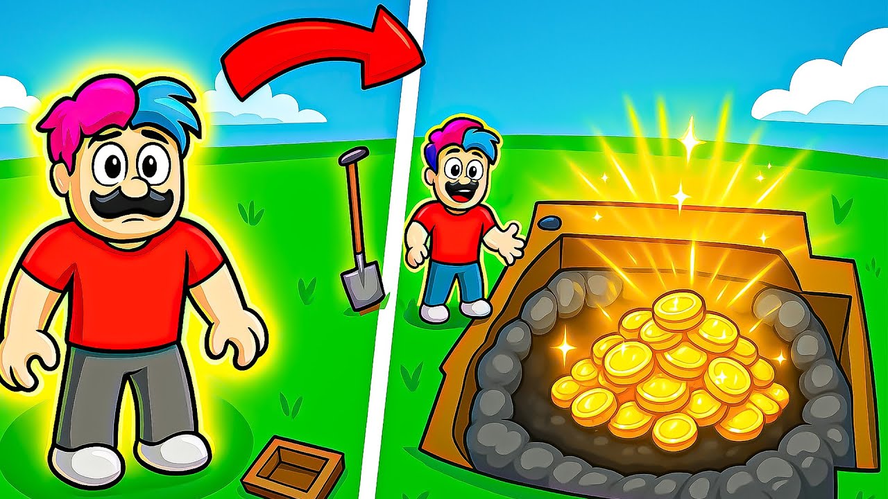 Wykopałem 1 MILION BLOKÓW Aby Zarobić w Roblox