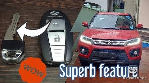 In Just 1 minutes Brezza Smart Key Hidden Features & Tricks 2022