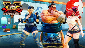Street Fighter 5 AE - E. Honda | Lucia | Poison Gameplay Trailer @ 1080p (60ᶠᵖˢ) ᴴᴰ ✔