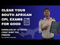 HOW I CLEARED ALL MY SOUTH AFRICAN CPL EXAMS ON THE FIRST ATTEMPT | MY ULTIMATE CHEAT SHEET👍