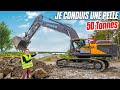 Jai conduis des normes engins de 50 tonnes  volvo