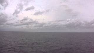 Carnival Fantasy F-18 flyby