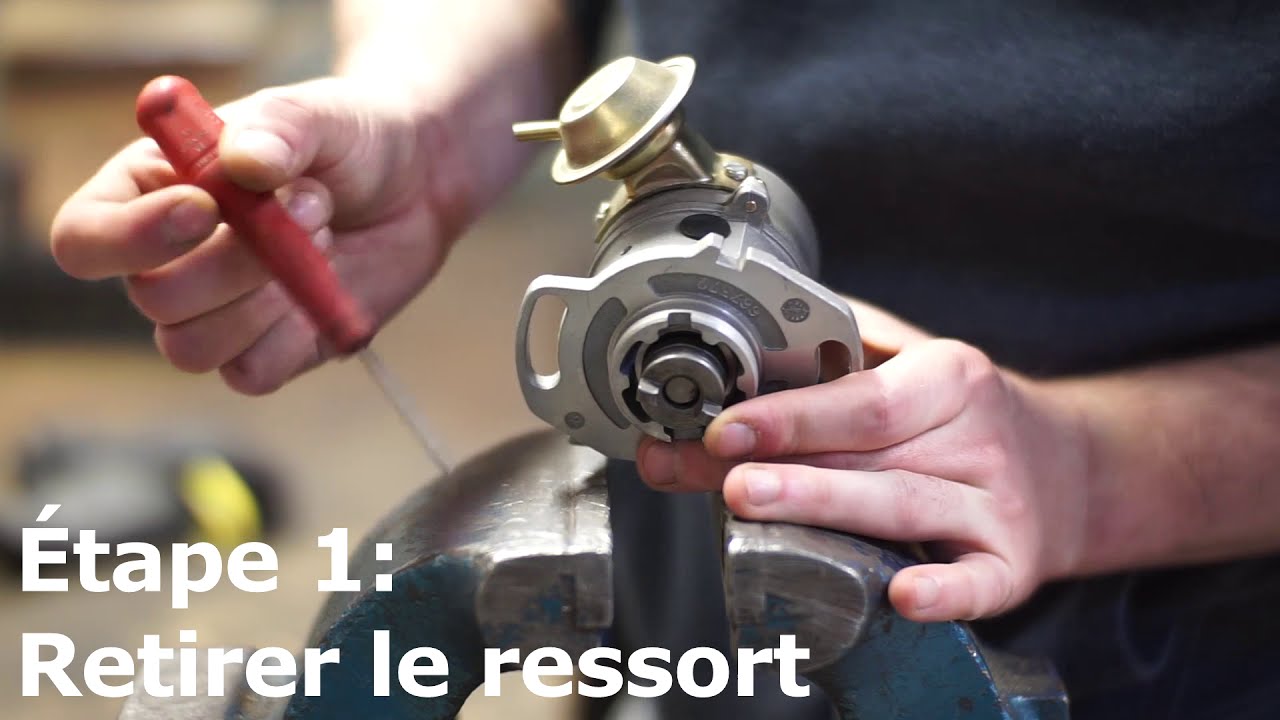 Changement de joint SPI sur allumeur 205 DUCELLIER