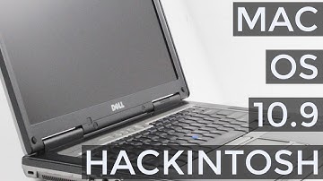 Dell Latitude D830 Mac OS X 10.9 Mavericks Hackintosh
